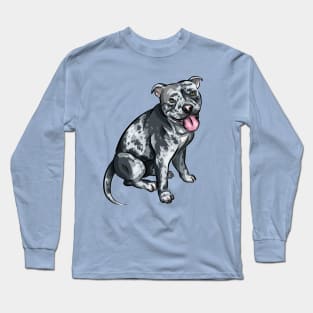 Cute American Bully | Merle Long Sleeve T-Shirt